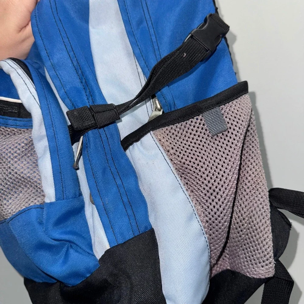 Columbia Sportswear Backpack Blue Black Outdoor Hiking Daypack School Bag